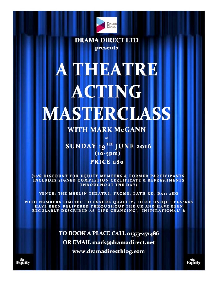 POSTER FOR STAGE ACTING MC FROME 19th JUNE 2016