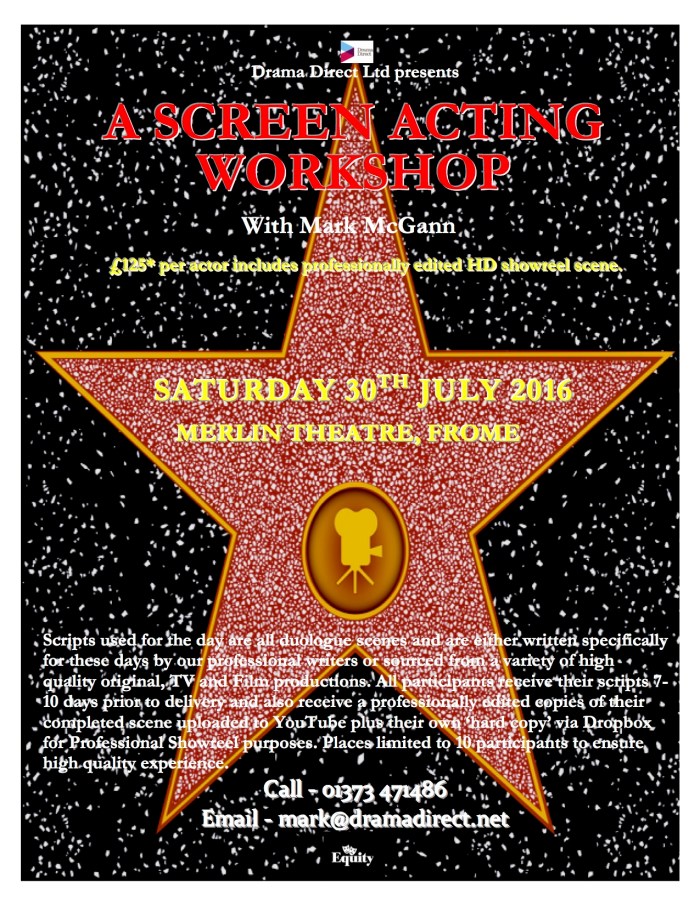 POSTER MERLIN SAT 30th JULY 2016